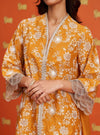 Komen Supima Cotton Mustard Kurta Set