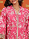 Komen Supima Cotton Fuschia Kurta Set