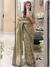Aniyah Banarsi Moss Green Saree