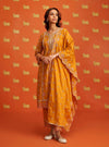 Lamai Supima Cotton Orange Kurta Set