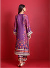 Osha Cupro Satin Purple Kurta Set