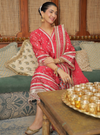 Cinda Organza Red Kurta Set