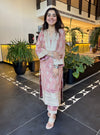 Mitthi Luxe Tissue Rose Kurta Set