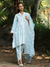 Aalaya Supima Cotton Blue Kurta Set