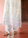 Nair Supima Cotton Off White Kurta Set