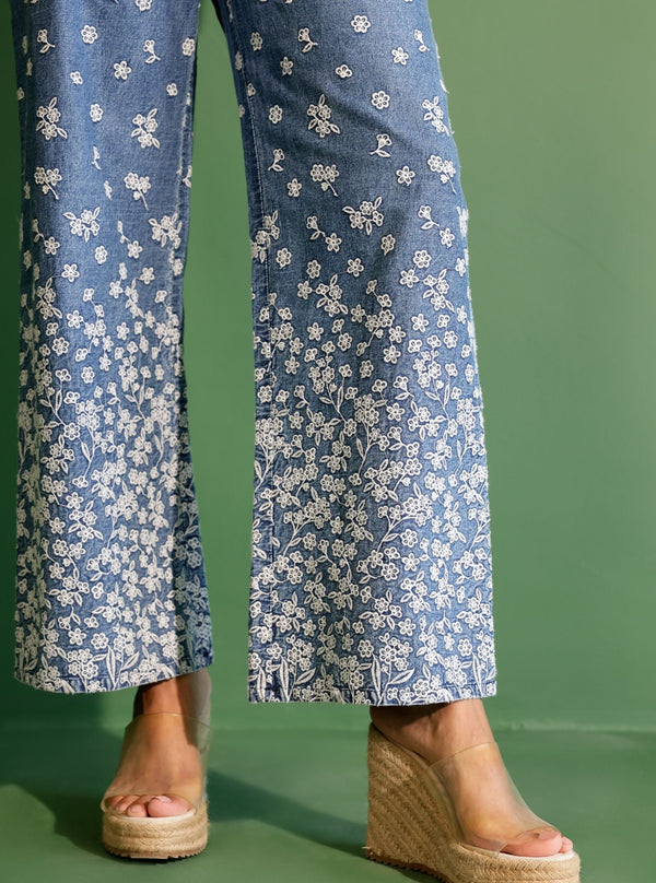 Cressida Denim Blue Shirt With Moor Pant