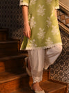Ayda Supima Cotton Light Green Kurta Set