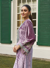 Madhaniya Velvet Lavender Kurta Set