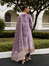 Suramya Velvet Lavender Anarkali Kurta Set