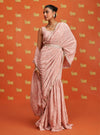 Ayana Crepe Pink Saree