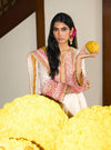 Utsavi Off White Banarasi Kurta Set