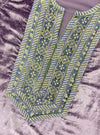 Madhaniya Velvet Lavender Kurta Set