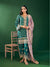 Elira Cupro Satin Emerald Green Kurta Sets