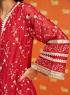 Cinda Organza Red Kurta Set
