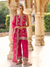 Jivara Bemberg Satin Fuschia Kurta Set