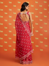 Kamlai Organza Red Saree