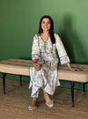 Kalina Supima Cotton Green Kurta Set