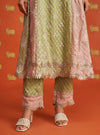 Kairee Banarsi Green Kurta Set