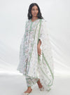 Kalina Supima Cotton Green Kurta Set