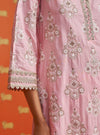 Kaeo Supima Cotton Pink Kurta Set