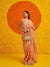 Rangrez Royal Tissue Burnt Orange Saree