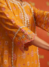 Lamai Supima Cotton Orange Kurta Set