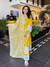 Lola Supima Cotton Yellow Kurta with Yellow Palazzo Set