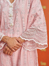 Madee Pima Satin Pink Kurta Set