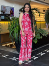 Neve Supima Cotton Fuschia Co-ord Set
