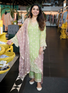Dasheri Banarsi Green Kurta Set