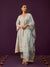 Sawika Organza Light Blue Anarkali Kurta Set