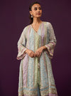 Sawika Organza Light Blue Anarkali Kurta Set