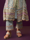 Sawika Organza Light Blue Anarkali Kurta Set