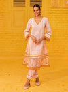 Maithali Supima Cotton Pink Kurta Set