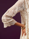Sirikit Organza Off White Anarkali Kurta Set