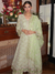 Kwanjal Organza Green Kurta Set