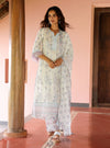Nair Supima Cotton Off White Kurta Set