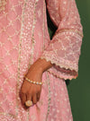 Suhana Organza Onion Pink Kurta Set