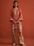 Vaari Luxe Tissue Red Kurta Set