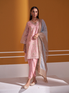 Sunee Organza Pink Kurta Set