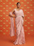 Ayana Crepe Pink Saree