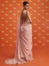 Ayana Crepe Pink Saree