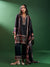 Hesi Cupro Satin Black Kurta Set