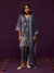 Giacinta Banarsi Navy Kurta Set