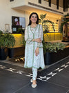 Leilani Organza Green Kurta Set
