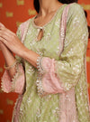 Kairee Banarsi Green Kurta Set
