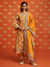 Kaeo Supima Cotton Orange Kurta Set